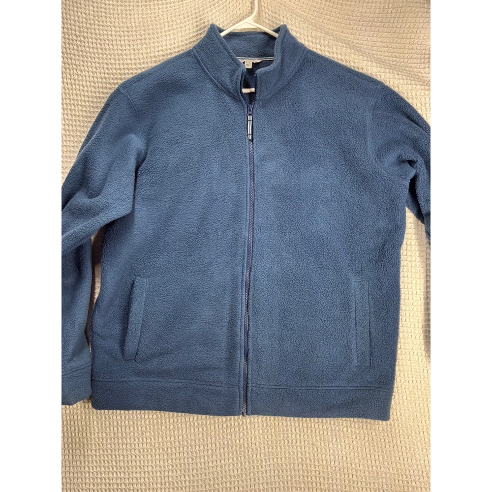 Gorpcore Mens Orvis Full Zip Fleece Jacket XL Blue